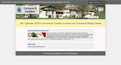 Desktop Screenshot of comune.condino.tn.it